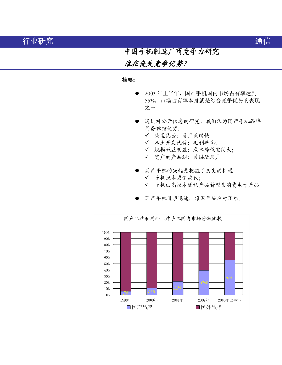 国内手机企业竞争力研讨.docx_第1页