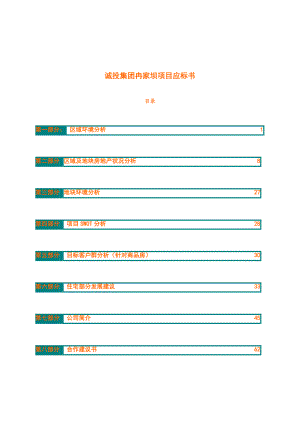 诚投集团冉家坝房地产项目应标书.docx