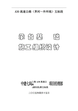 承台基础施工组织设计.docx