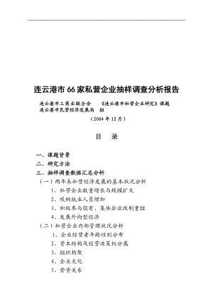 连云港私营企业抽样调查分析报告.docx