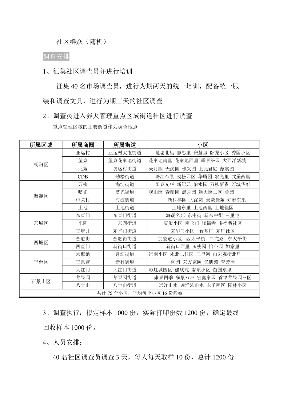 XXXX97北京市养犬管理问题社区问卷调查策划案(修改版)1.docx_第2页