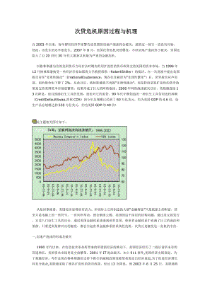 次贷危机原因过程与机理.docx