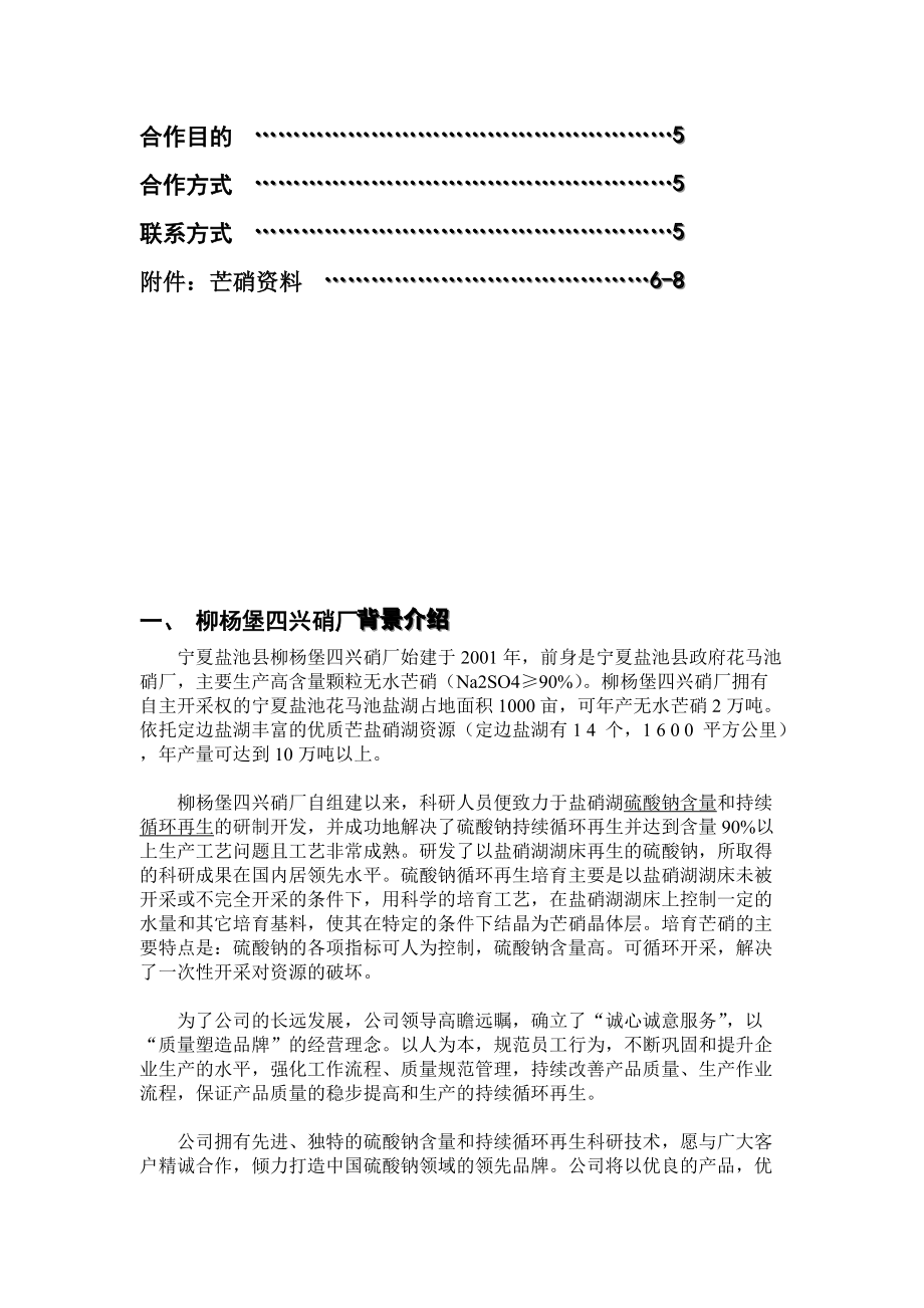 硫酸钠（芒硝）购销合作项目招商策划.docx_第3页