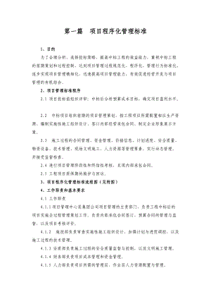 项目程序化管理标准.docx