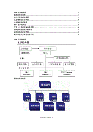 组织结构图汇总.docx