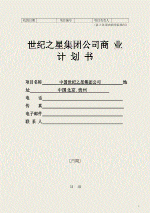 某集团公司商业计划书(DOC 55页).docx