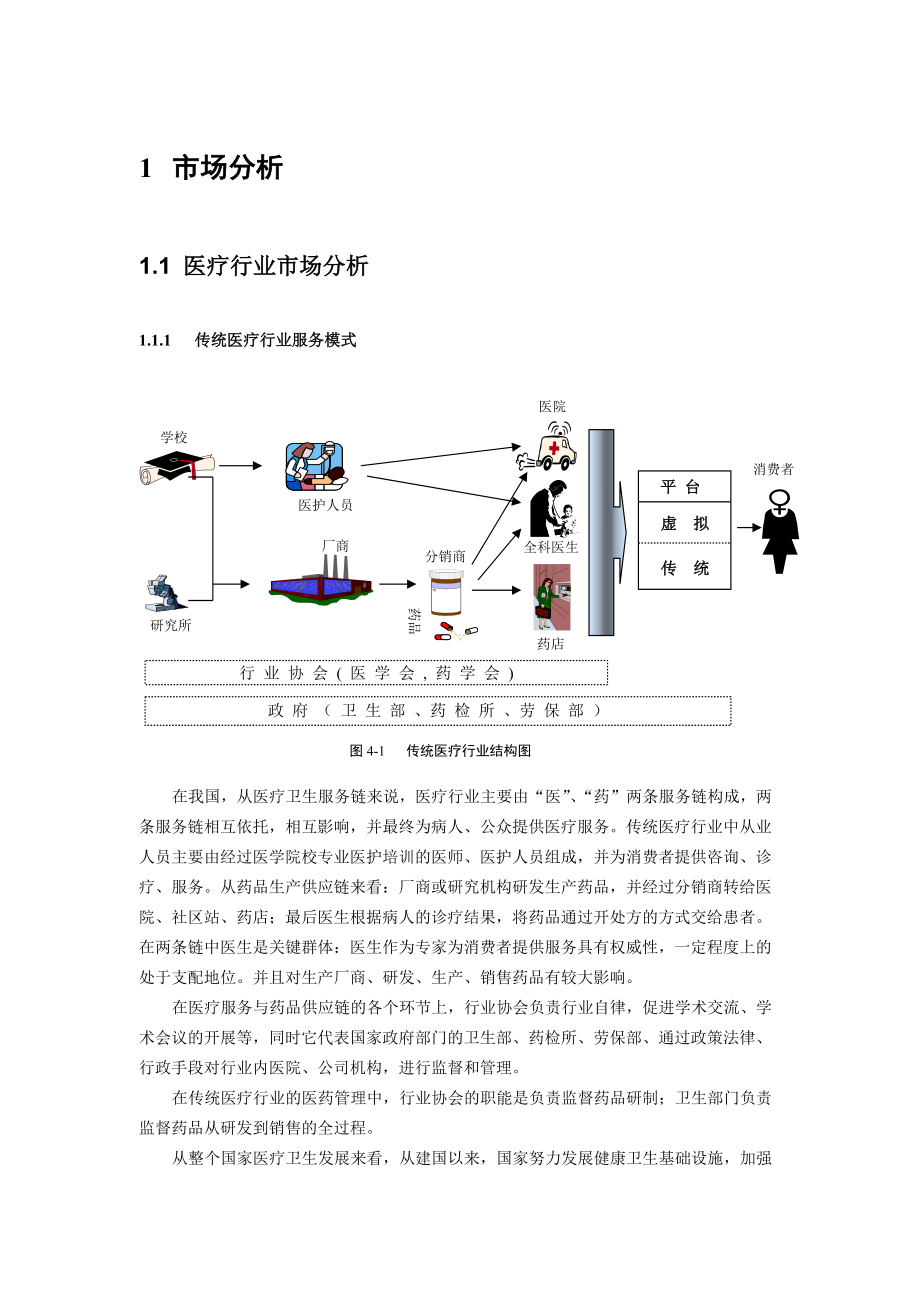 远卓中华医学信息技术服务有限公司商业计划书市场分析部分.docx_第3页