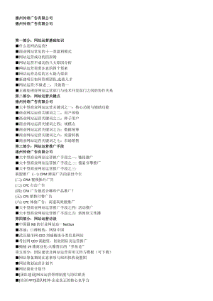 传奇广告网站运营.docx