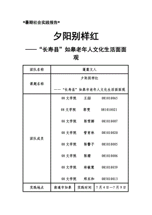 南京大学“蓬蒿文人”实践团队暑期实践报告.docx