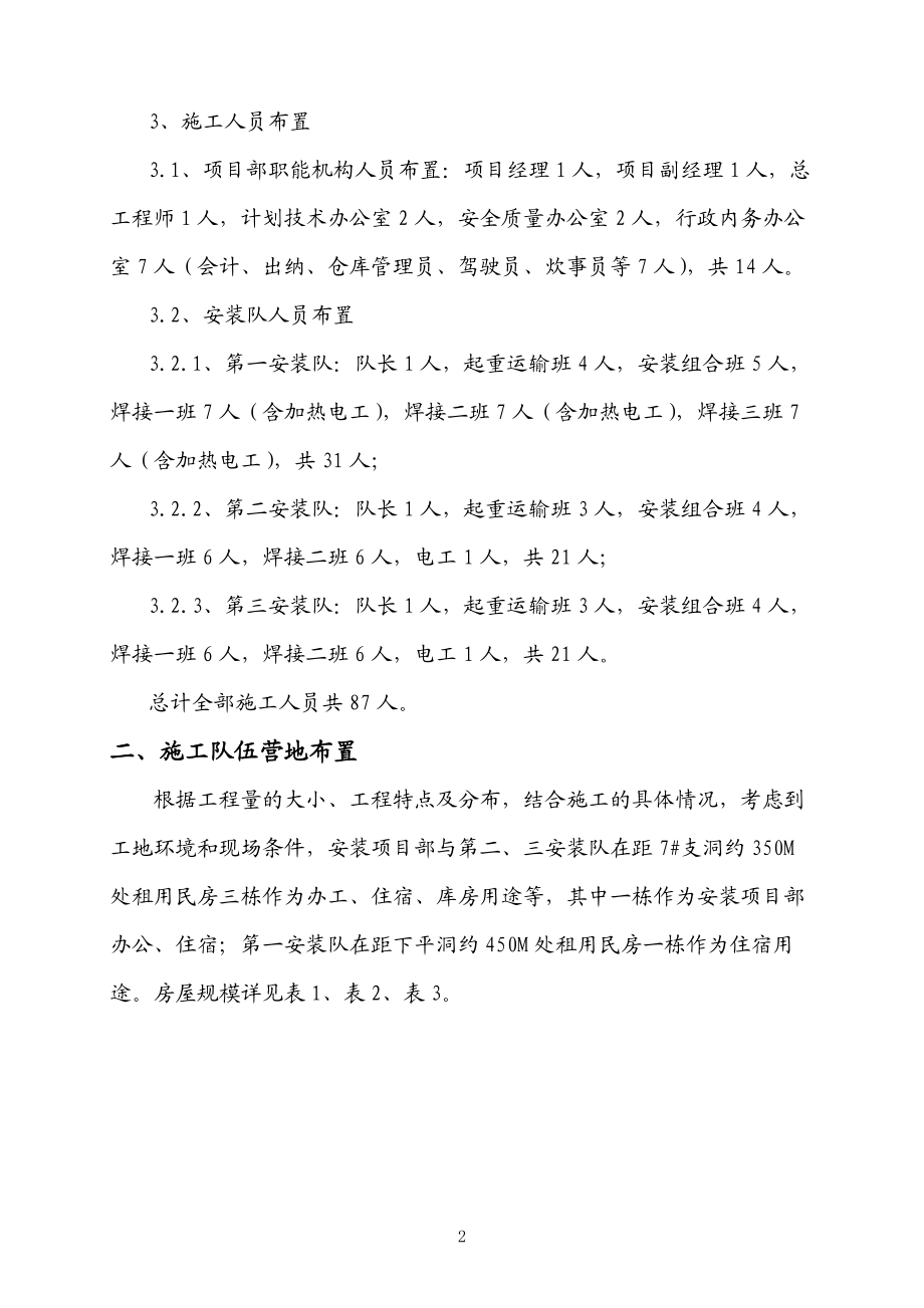 渡口坝水电站压力钢管安装工程施工投标文件(技术部分).docx_第2页