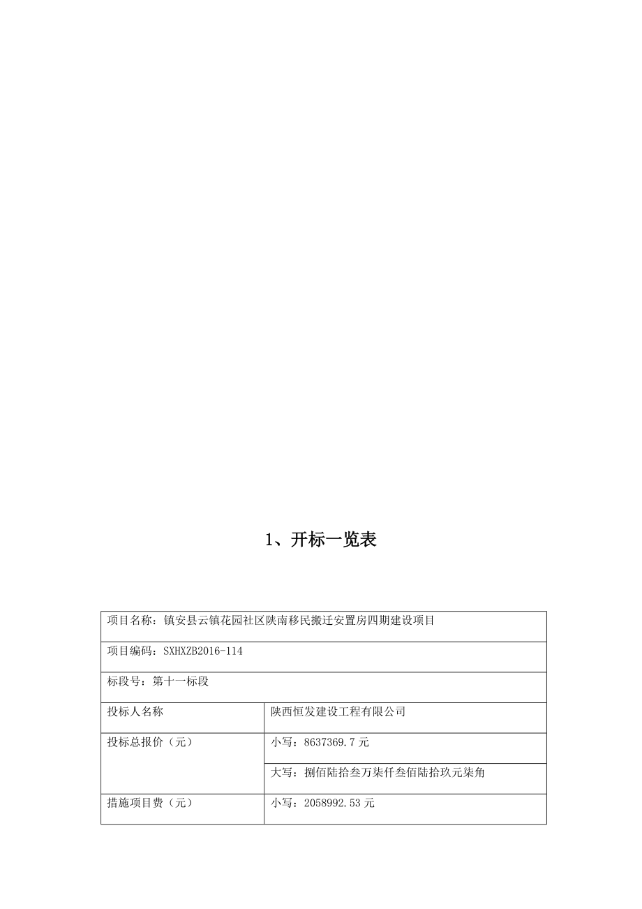 镇安县云镇花园社区陕南移民搬迁安置房四期建设项目-投标文件.docx_第3页