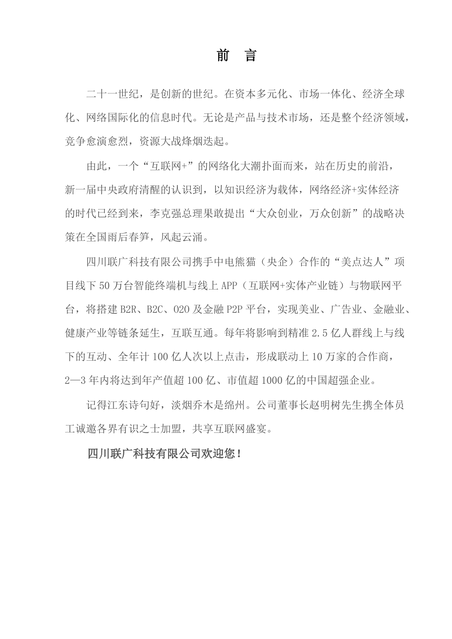 智能终端机互联网项目融资商业计划书.docx_第2页