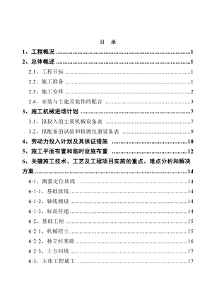 某党校工程施工组织方案.docx