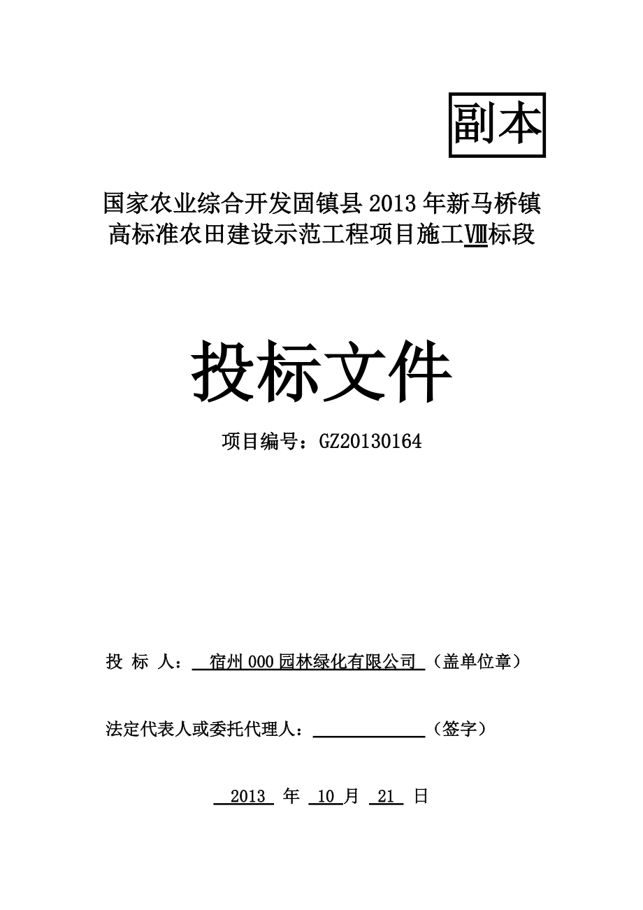 农田建设示范工程项目施工投标文件.docx_第2页