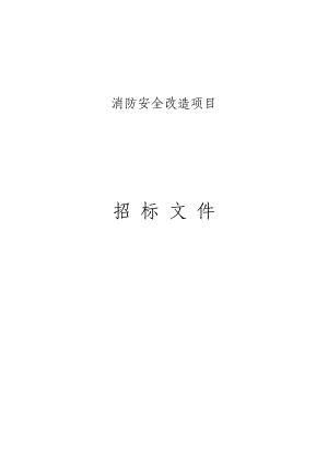 某地产消防安全改造项目招标文件.docx