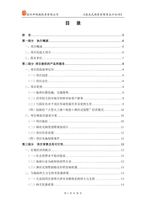 酒店式湖景别墅商业计划书(DOC 37页)4.docx