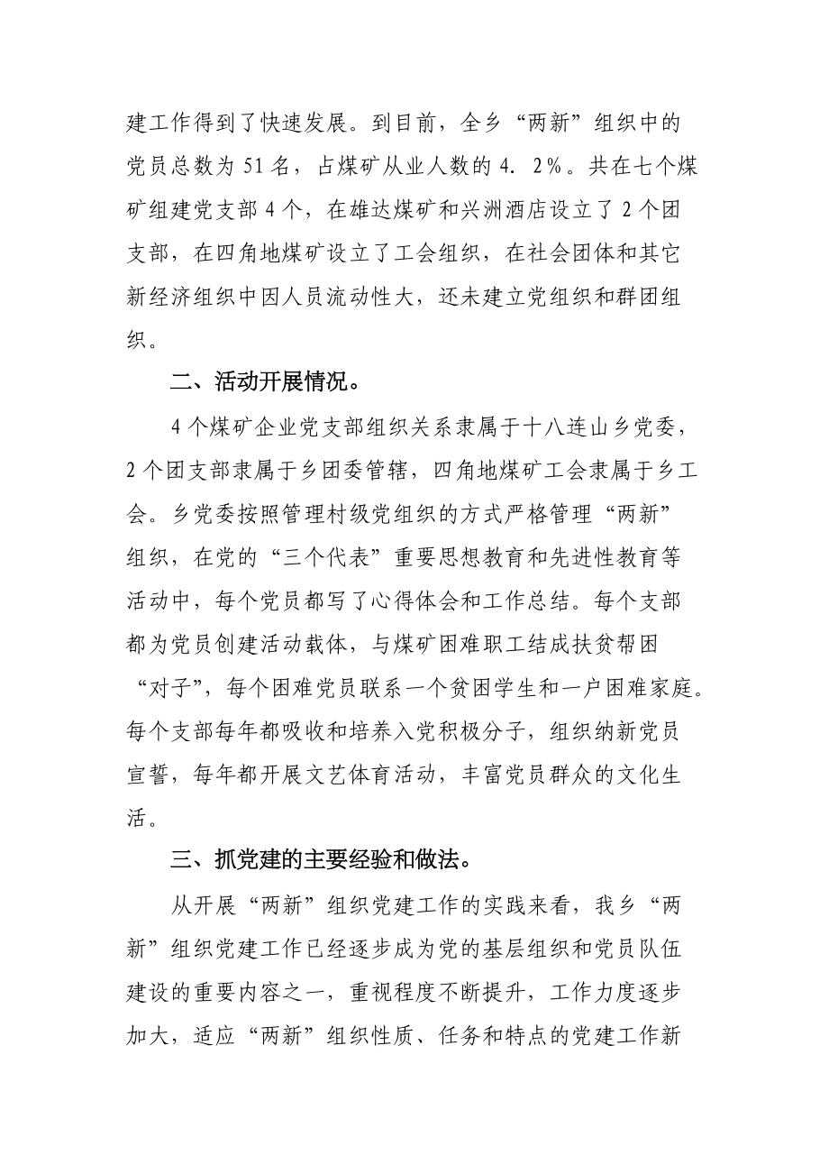 某乡两新组织党的建设调研报告.docx_第2页