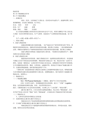 物流管理综合复习资料.docx