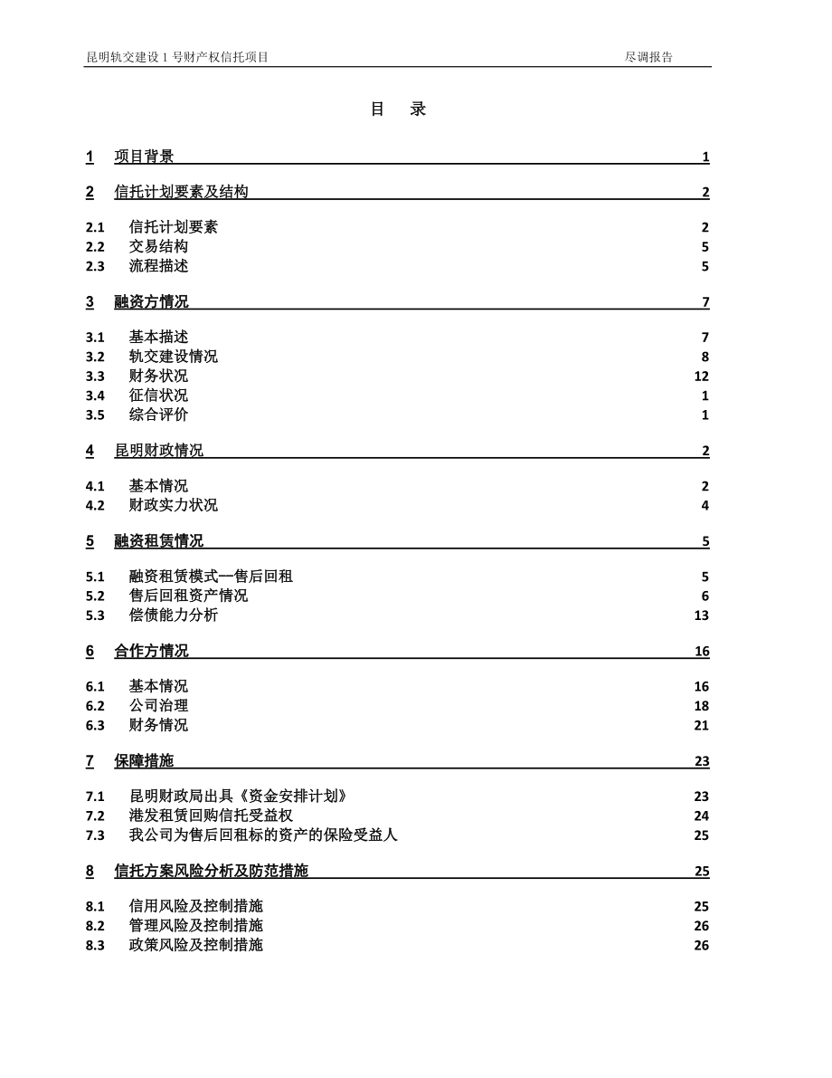 昆明轨道交通建设尽职调查报告.docx_第2页