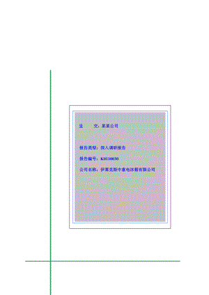 关于某电冰箱公司的调查报告.docx