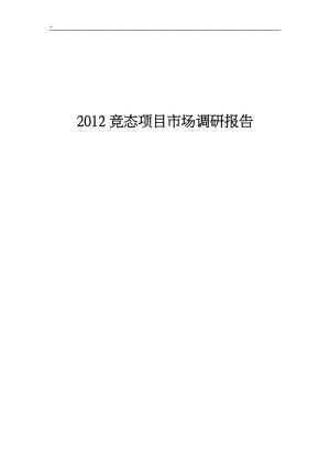 郑东新区商务写字楼项目分析报告.docx