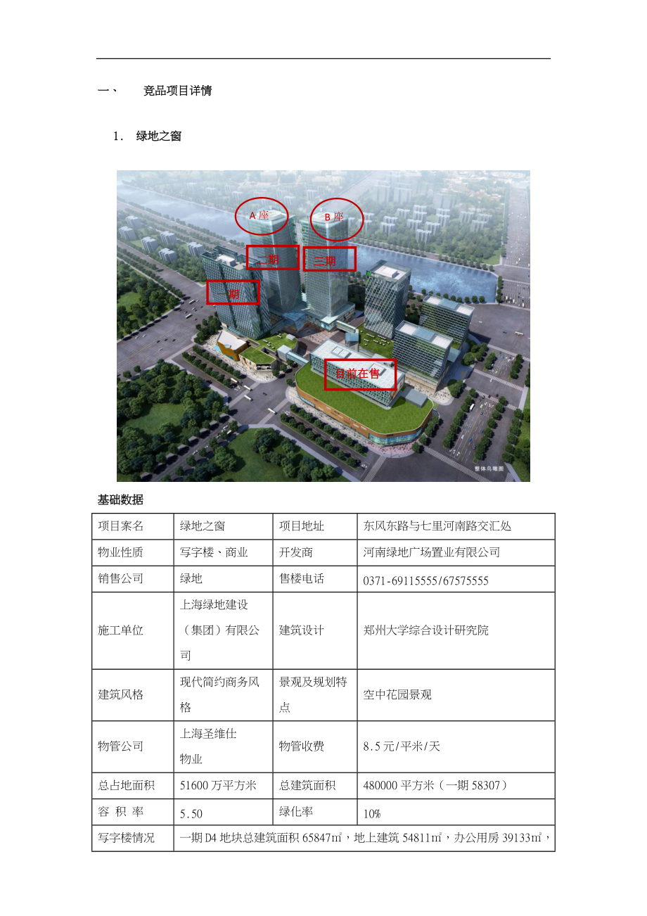 郑东新区商务写字楼项目分析报告.docx_第3页