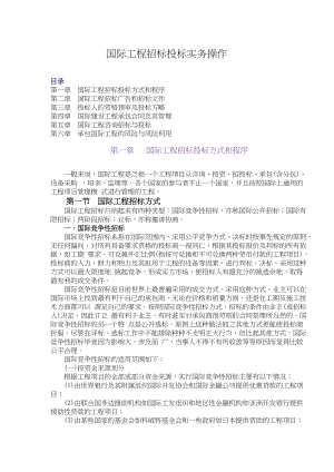 国际工程招标投标实务(doc 103页).docx