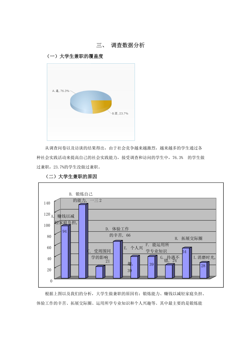 关于大学生兼职现况的调查报告.docx_第2页