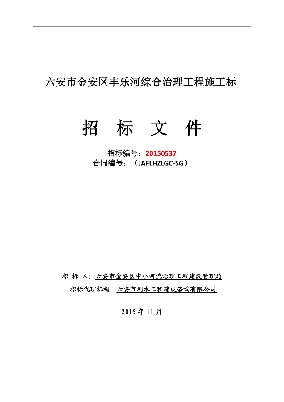 某综合治理工程施工招标文件.docx_第1页