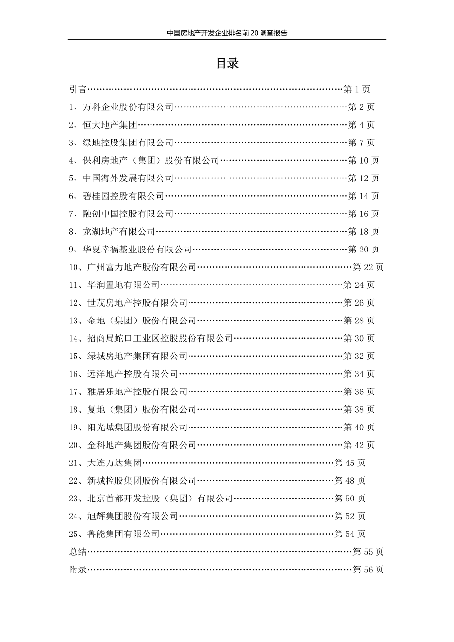 房地产开发企业排名前调查报告.docx_第2页