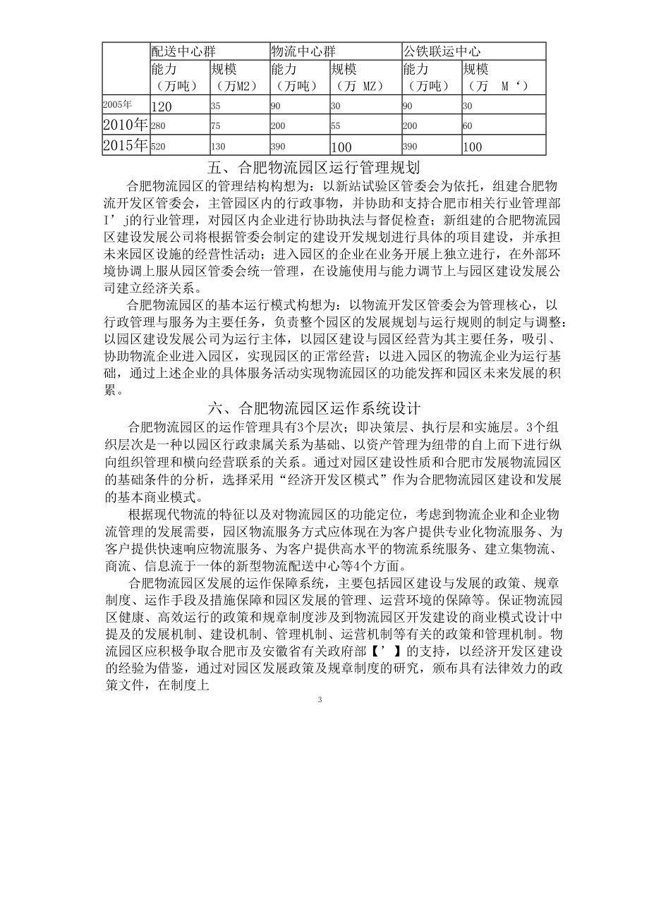 合肥市建设物流园区发展规划方案.docx_第3页