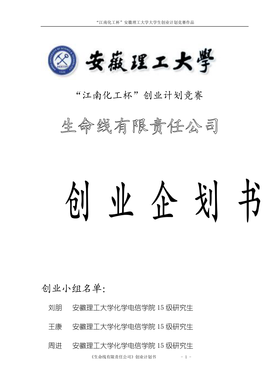 某有限责任公司企划书.docx_第1页