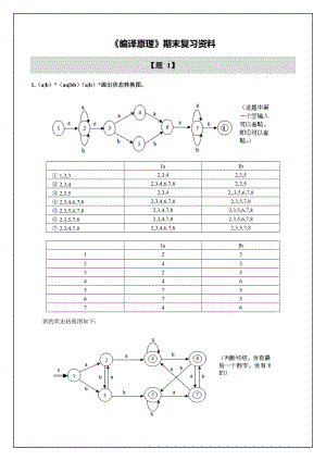 《编译原理》期末复习资料汇总.docx