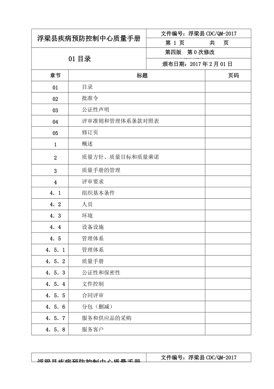 浮梁县CDC质量管理手册.docx_第3页