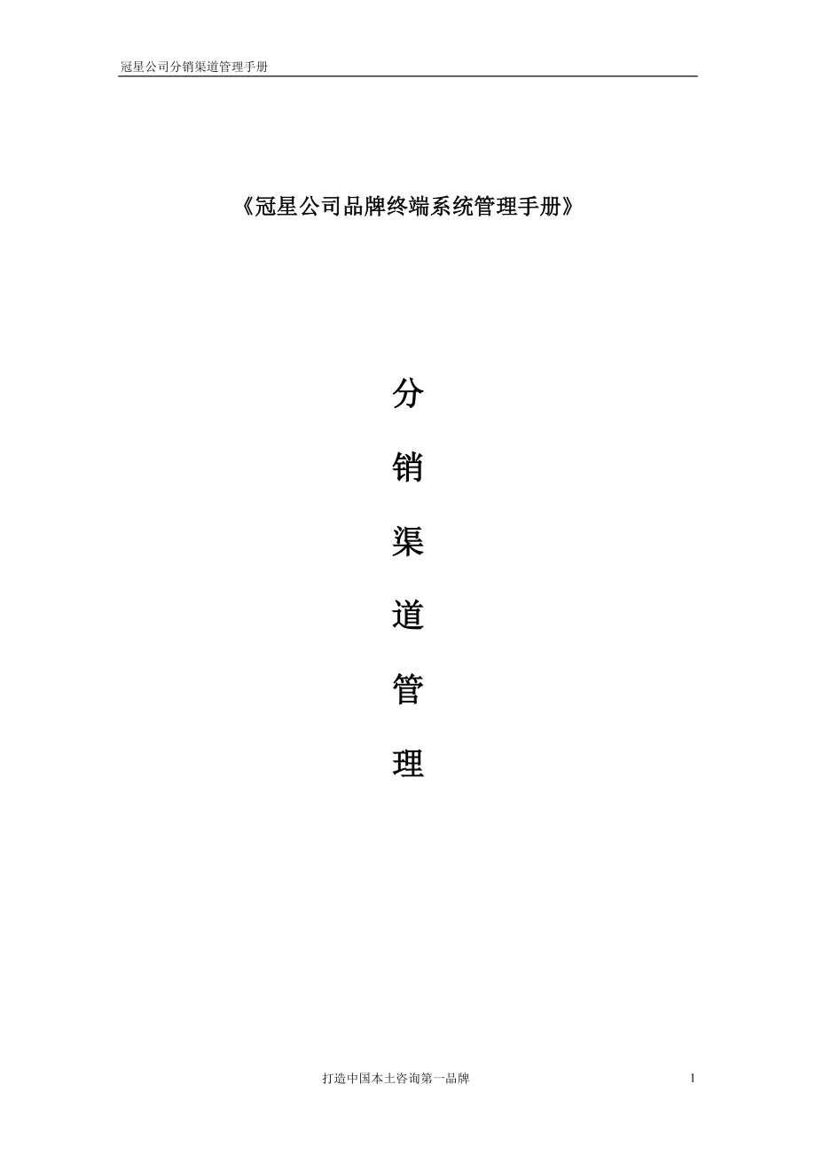 某公司品牌终端系统管理手册.docx_第1页