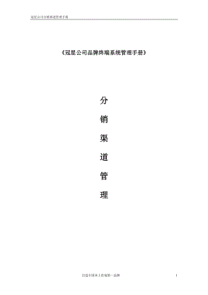 某公司品牌终端系统管理手册.docx