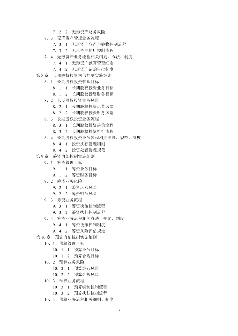 某企业内部控制实施细则手册大全.docx_第3页