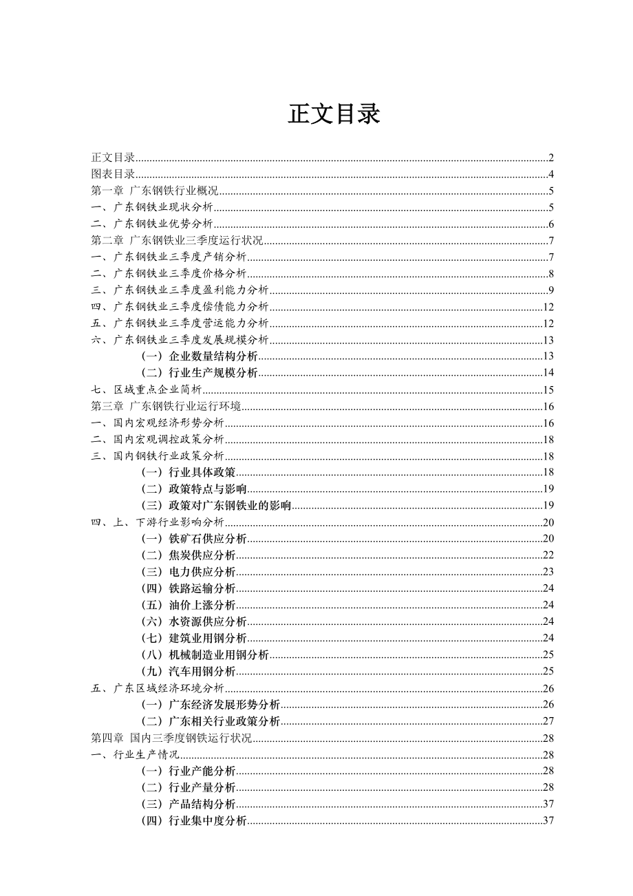 广东某年度钢铁行业分析报告.docx_第2页