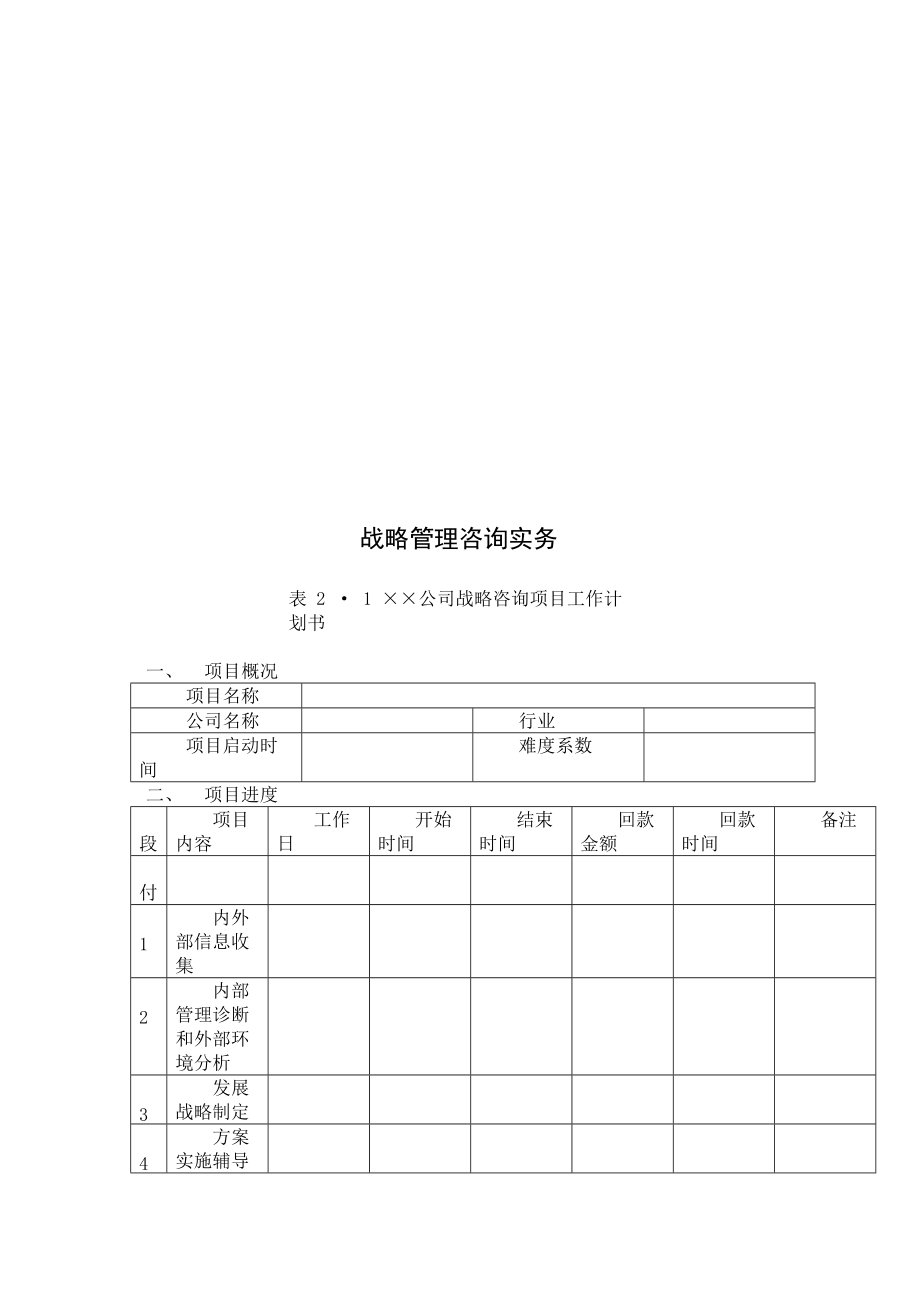 某公司战略管理咨询实务.docx_第1页