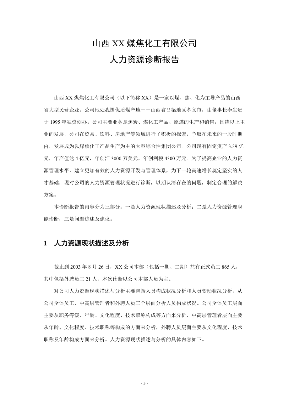 某某煤焦化公司人力资源诊断报告.doc_第3页