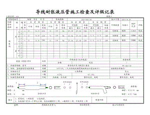 06导线耐张液压管施工检查及评级记录1.docx