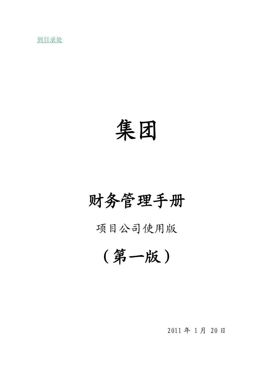 某集团财务管理手册.docx_第1页