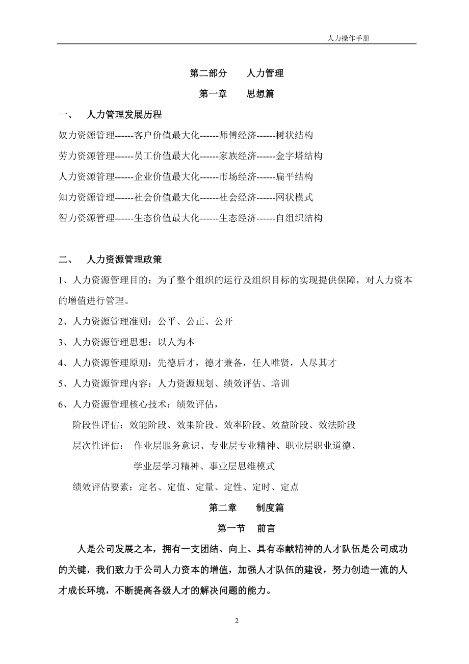 某公司人力资源手册.docx_第2页