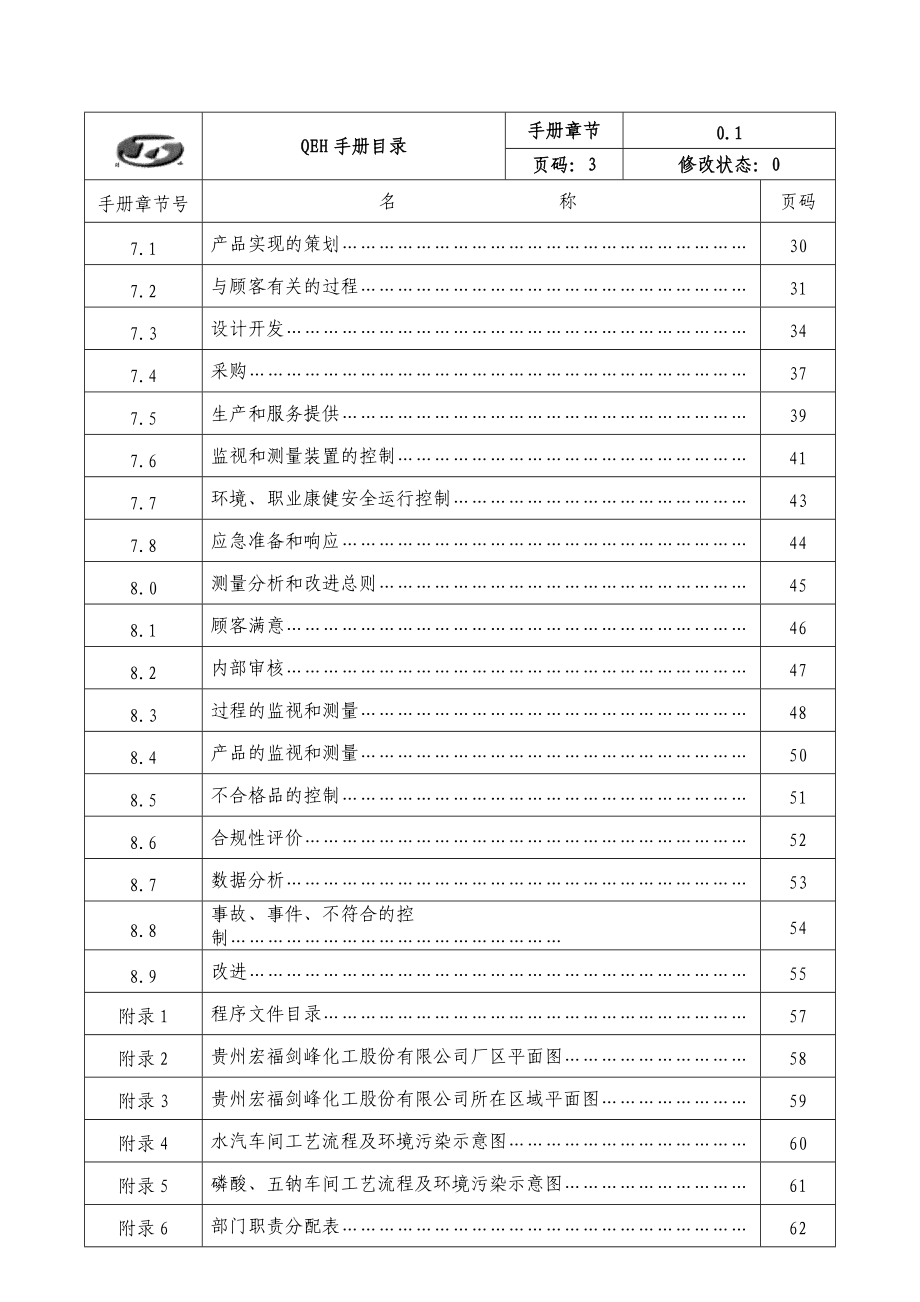 某公司质量环境职业健康安全管理体系手册.docx_第3页