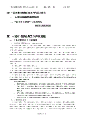 某某公司市场销售部业务员培训手册.doc