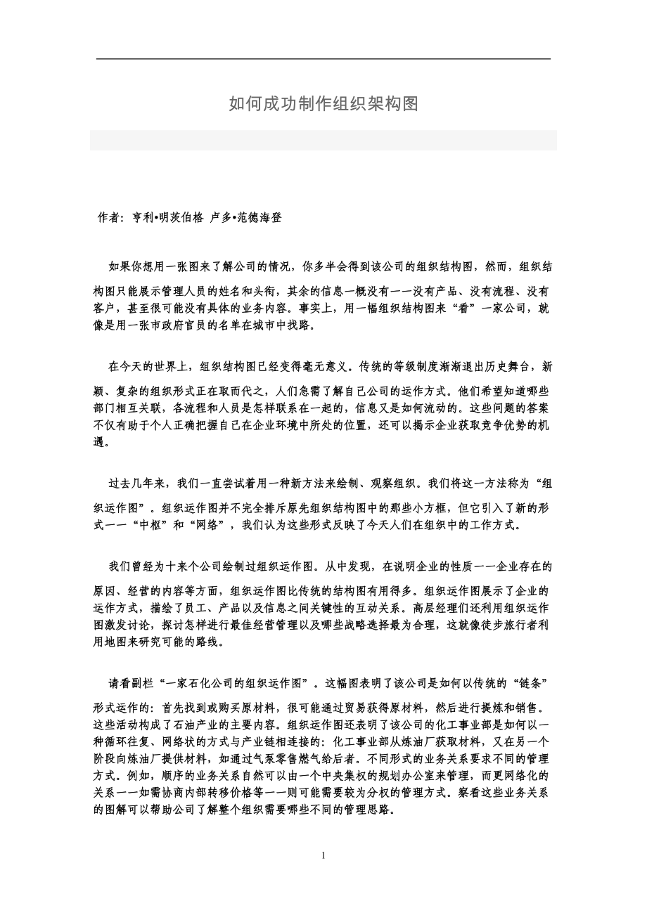 如何成功制作组织架构图(DOC11)(1).docx_第1页