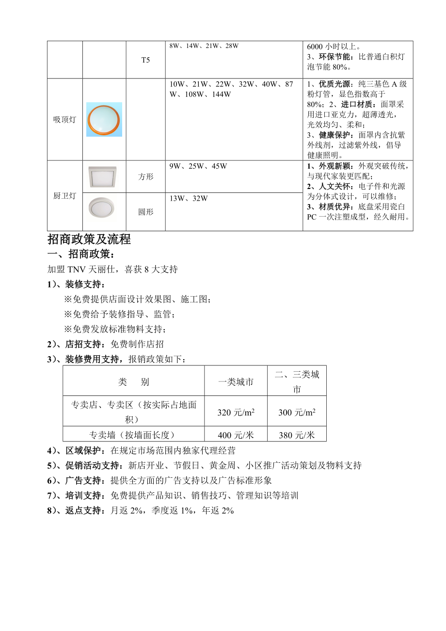 天丽仕照明公司招商策划.docx_第2页