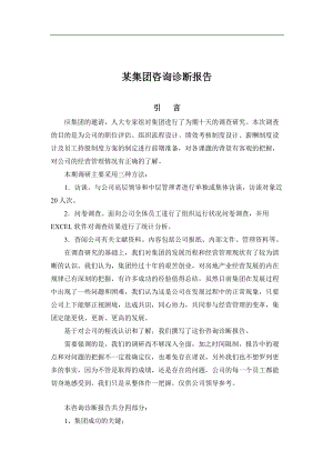 某公司咨询诊断报告.docx