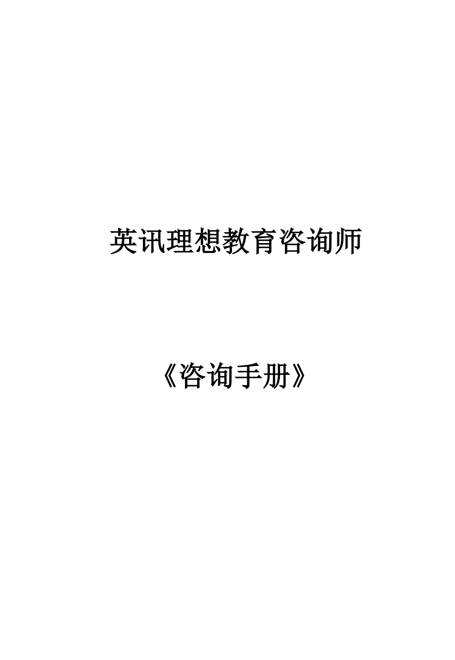 英讯咨询手册文龙55.docx_第1页