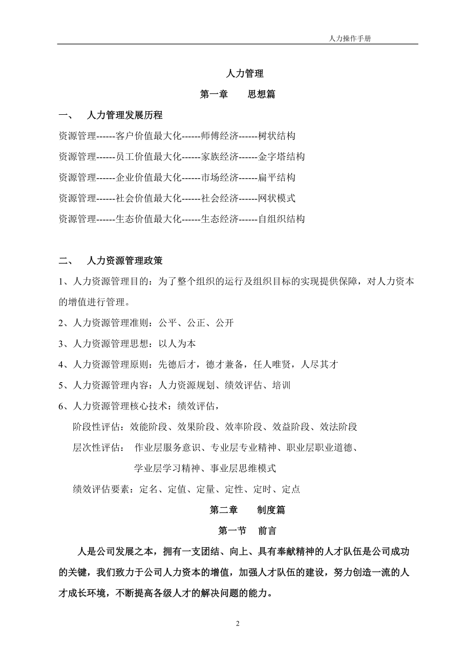 某集团公司人力资源手册.docx_第2页